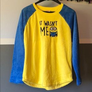 NWOT Minions Sleep Top